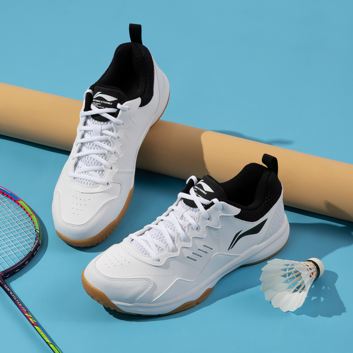 李宁羽毛球鞋男女款减震防滑透气