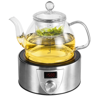 新功围炉煮茶家用室内冬日取暖煮茶器电陶炉烧水烤火炉套装电炉子