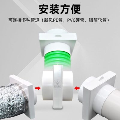 管道过滤网pvc初效过滤器新风系统配件抽风机通风排气管防尘防虫