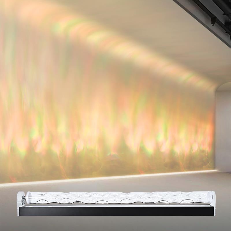 3D动态水纹灯led水波纹洗墙灯投影床头酒吧饭厅背景墙装饰气氛灯