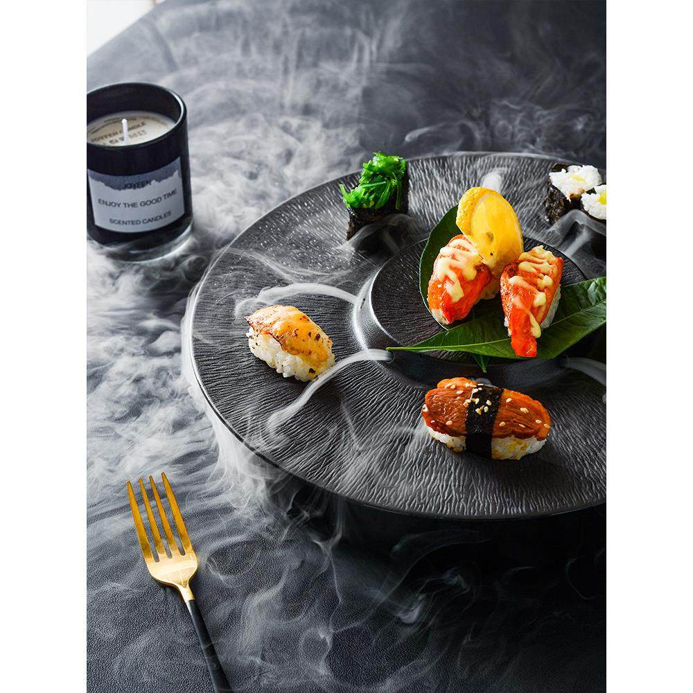 陶瓷干冰盘餐具盘子高级感虾生料理刺身盘三文鱼大象拔蚌海鲜菜盘,餐饮具,盘,淘宝优惠券,粉丝福利购,淘宝优惠卷