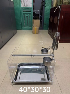 鹦鹉不锈钢中小型台面站架和尚小太阳月轮吸蜜玄凤八哥等桌面站台