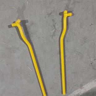 转辙机抬把杠zd69ZYJ7铁路用工具道岔密贴检查锤电务检修