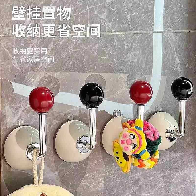 发圈发箍吸盘挂钩卫生间发饰发夹皮筋头绳收纳架发绳首饰收纳神器