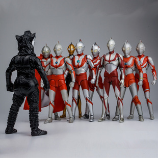 奥特玩具SHF超可动人偶昭和初代杰克雷欧佐菲艾斯奥特六兄弟礼物