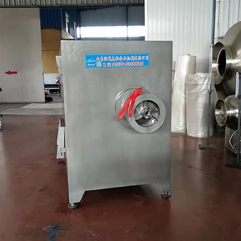商用全自动冻肉绞肉机 牛肉馅绞碎机 绞肉设备 鸡架鸭架绞碎机