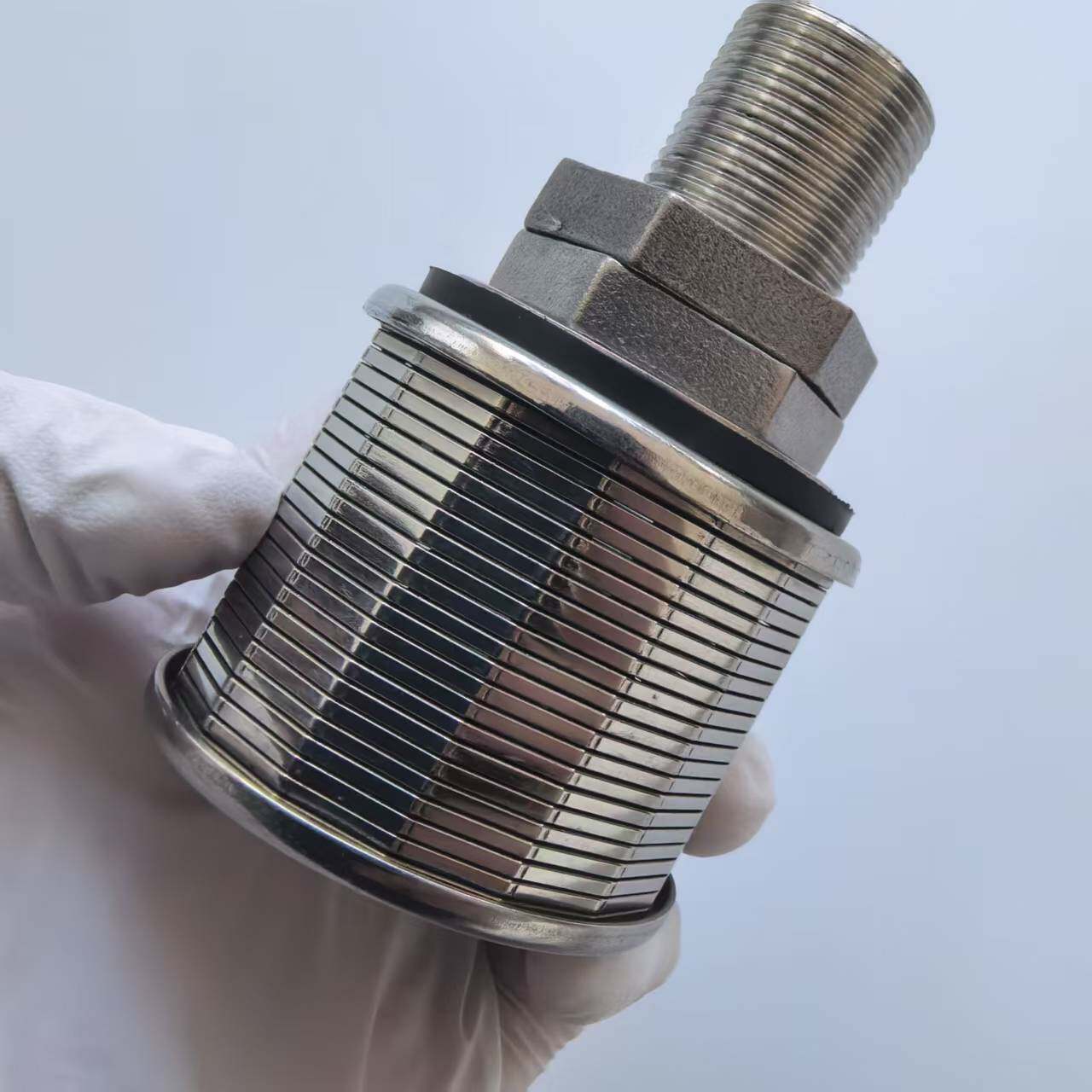定制不锈钢滤头滤帽 固液分离金属水帽 九蓝科技