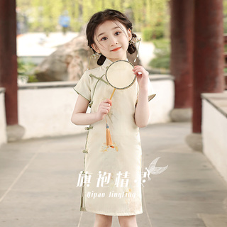 民国风儿童旗袍女童改良国风连衣裙2026新款夏季洋气小女孩新中式