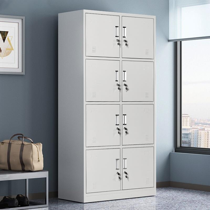 8八门更衣柜铁皮储物柜文件柜财务办公柜浴室员工游泳馆柜带锁