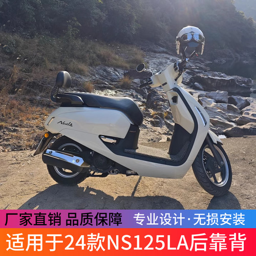 适用于老款新大洲本田摩托车NS125LA后靠背垫la靠垫带支架改装件