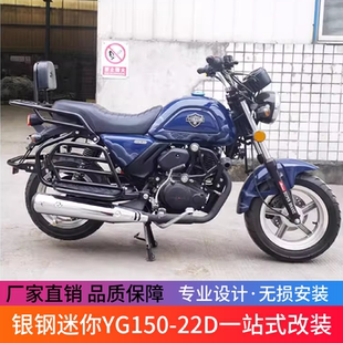 适用于银钢小迷你YG150 22D F货架尾箱架侧翻脚踏尾架竞技杠改装