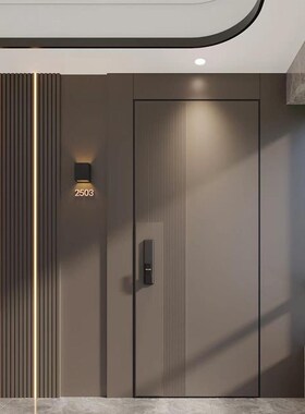 一门一景防爆铸铝门农村入户门子母门别墅大门精雕进户防盗门定制