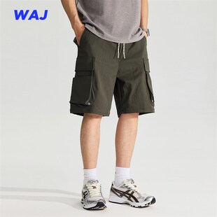 复古街头速干工装 运动户外大口袋裤 短裤 2025年夏季 子 男士 百搭美式