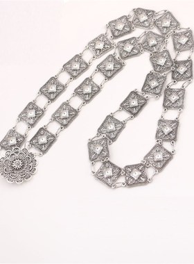 西双版纳民族风合金腰链女士民族风肚皮舞腰链少数民族傣族饰品