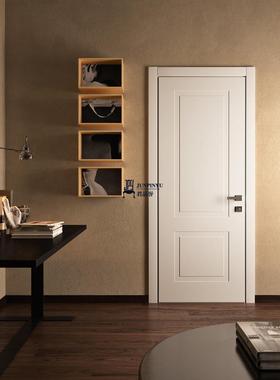 实木覆合烤漆实木覆合门室内卧室厂家房白色欧式法式双开 关免漆