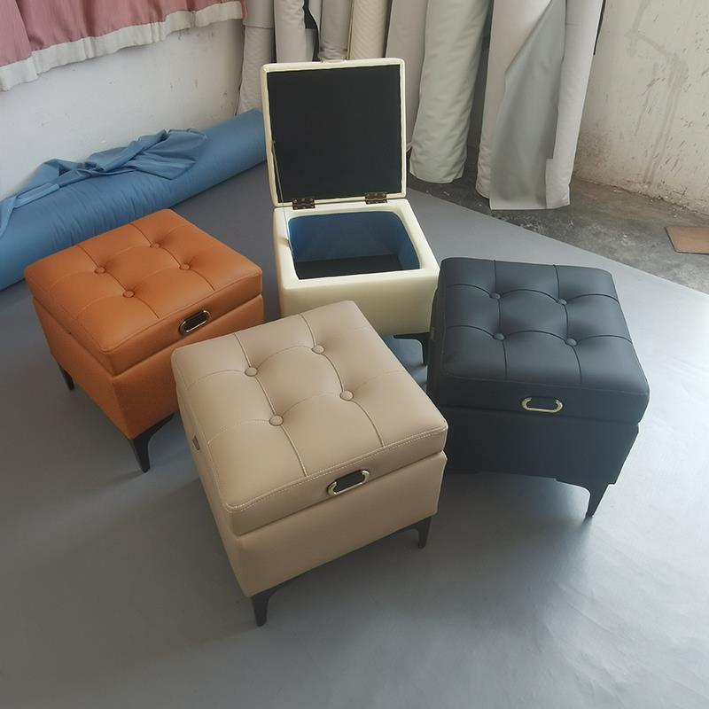 收纳凳子可坐人入户门口换鞋凳储物家用轻奢风小凳子沙发凳试衣间