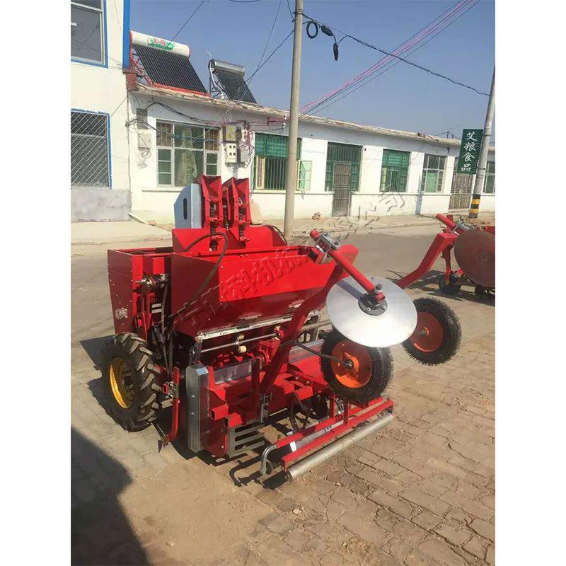 带覆膜土豆种植一体机后置式土豆点播机双行马铃薯覆膜播种机