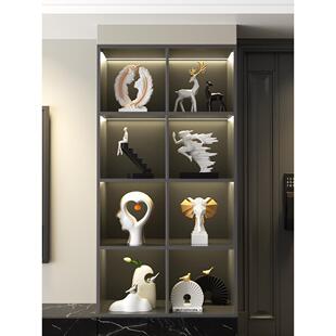 酒柜装饰品客厅电视墙两侧摆件家居饰品轻奢高档办公室桌面工艺品