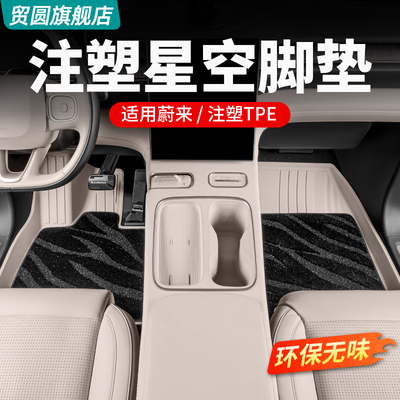 蔚来星空毯脚垫注塑全包高级感