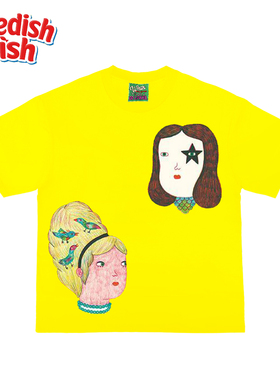 interesting灵魂 简约百搭半袖T恤设计感趣味美潮无性别短袖T恤