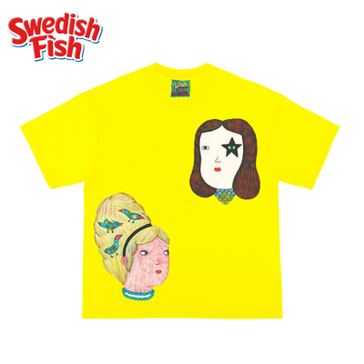 interesting灵魂 简约百搭半袖T恤设计感趣味美潮无性别短袖T恤