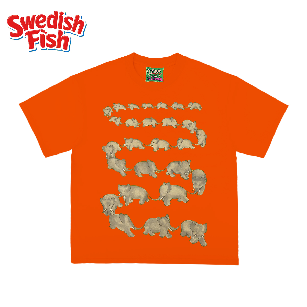 interesting灵魂 创意小众JHYQ小象艺术卡通动漫美潮无性别短袖T