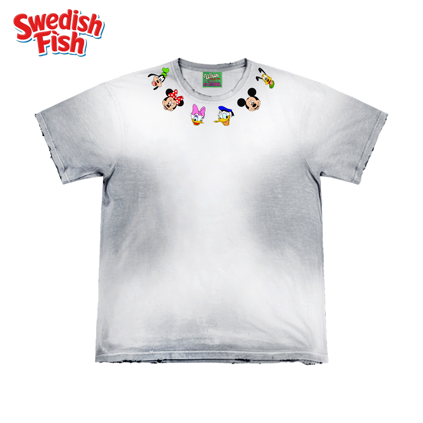 interesting灵魂！255g水洗吊染无性别亮色卡通动漫朋克ins短袖T,男装,时尚防晒服,淘宝优惠券,粉丝福利购,淘宝优惠卷