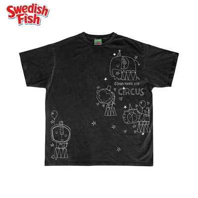 interesting灵魂！无性别大码大学生滑板厚重感涂鸦千禧风短袖T恤