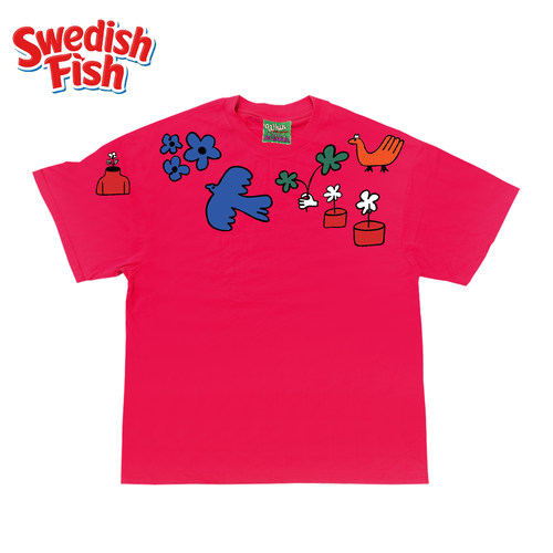 interesting灵魂！卡通涂鸦多巴胺潮美潮y2k无性别Oversize短袖T