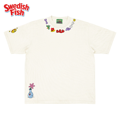 interesting灵魂！亚文化 嘻哈rape欧美240g纯棉欧美ins风短袖T恤