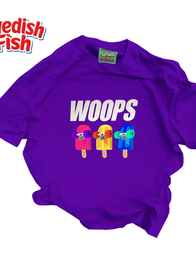 深紫色！高街穿搭小众原创JHYQ 高级感oversize 美式重磅短袖T恤