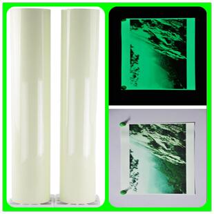 相片级PVC夜光膜水性喷墨打印蓄光自发光材料A4高亮夜光相纸