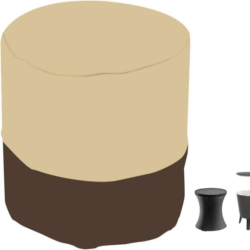 热卖防水庭院冷却杆端桌盖适用于小型户外侧桌圆形