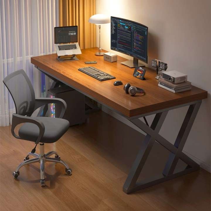 电脑桌台式家用办公桌简约双人卧室桌子电竞桌学生书桌学习写字桌