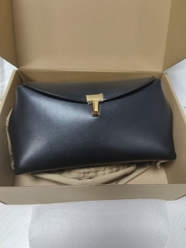 KOKOMAKALO郑秀晶同款小众女光面tote*me手提包托特包皮质手拿包