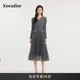 气质毛衫 Koradior珂莱蒂尔商场同款 2025秋新款 加背心裙两件套裙子