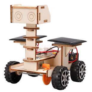 儿童科技diy手工小制作月球探索车太阳能玩具车物理模型科学实验