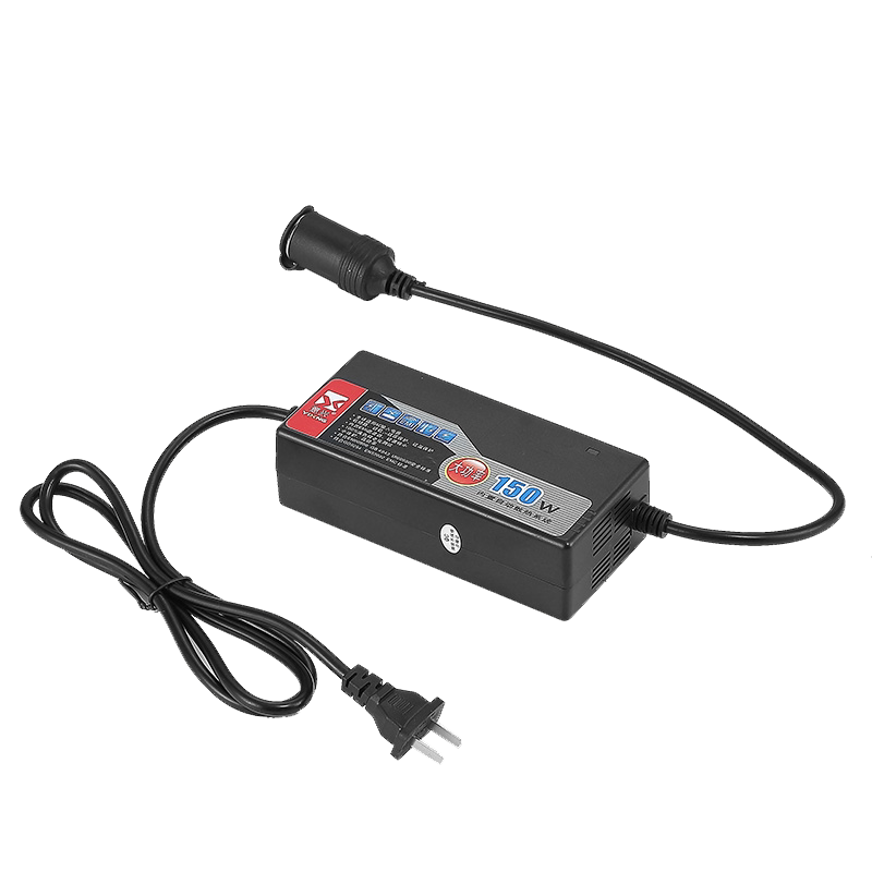 意兴220V转12V电源转器车载冰箱充气泵吸尘器点烟器转家用变压器