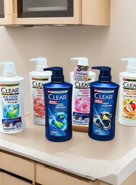 泰国Clear10X加强版清扬洗发水 薄荷冰爽控油去屑止痒多效修护