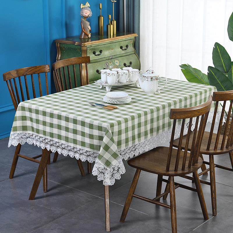 少女心桌布格子长方形茶几学生书桌野餐垫小清新北欧田园风餐桌布,居家布艺,桌布,淘宝优惠券,粉丝福利购,淘宝优惠卷