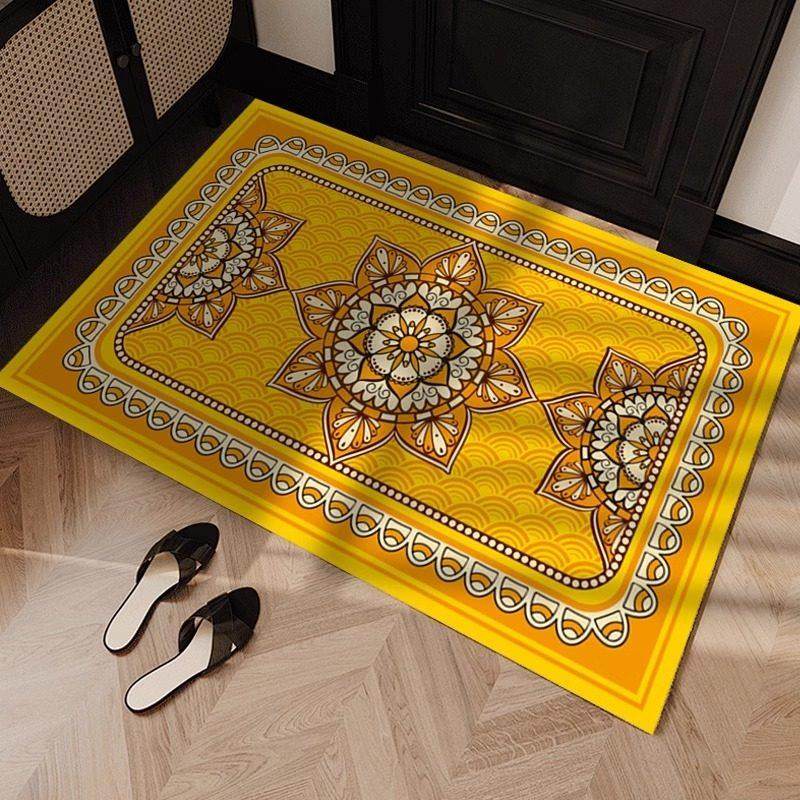 金黄色入户地垫新款新中式防滑除尘可定制地毯大门口进门家用脚垫,居家布艺,入户地垫,淘宝优惠券,粉丝福利购,淘宝优惠卷