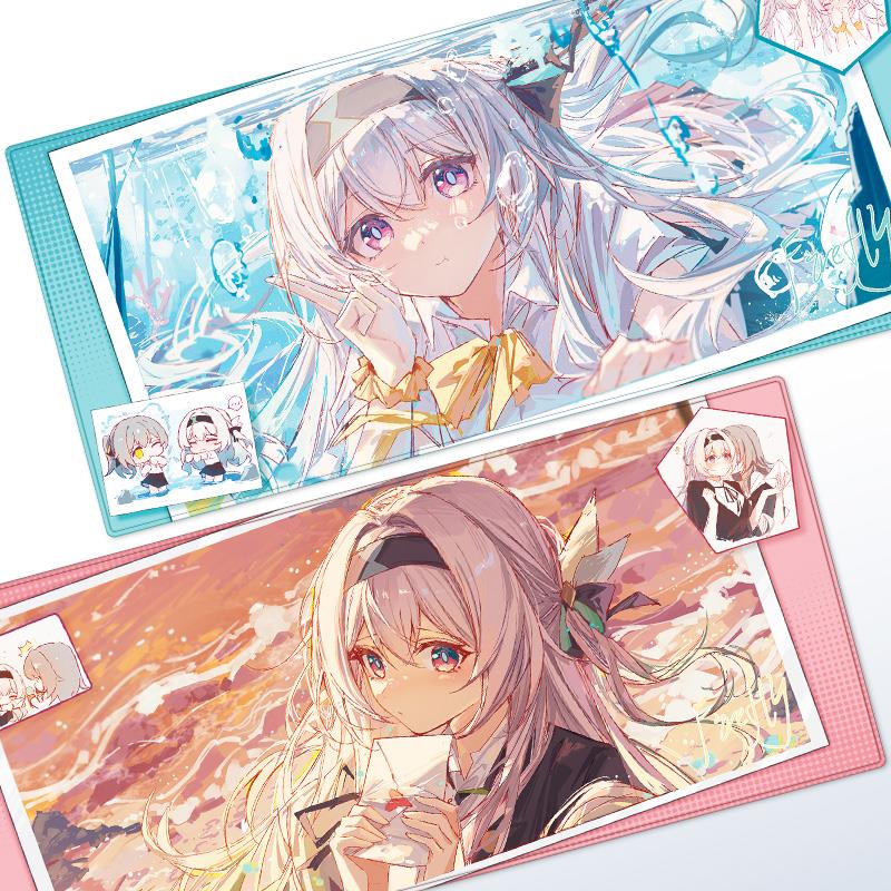 【鸦居老师作品】斑斓X情书主题流萤同人周边超大鼠标垫桌垫