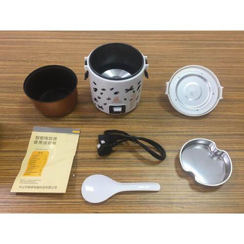 Q师傅YF229迷你电饭煲1L1.2L1-2人宿舍电热锅便携饭锅小型电煮锅