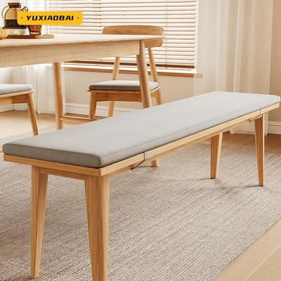 长条凳坐垫屁垫椅子垫夏季2025新款棉麻现代简约长板凳软垫子定制