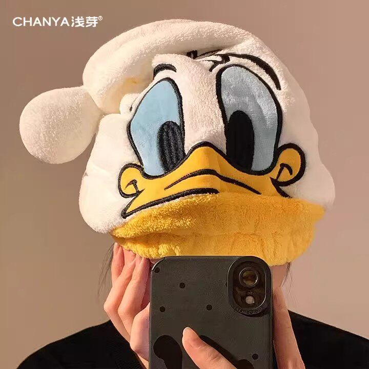 可爱干发帽超强吸水速干卡通头发毛巾成人珊瑚加厚洗头头巾浴帽