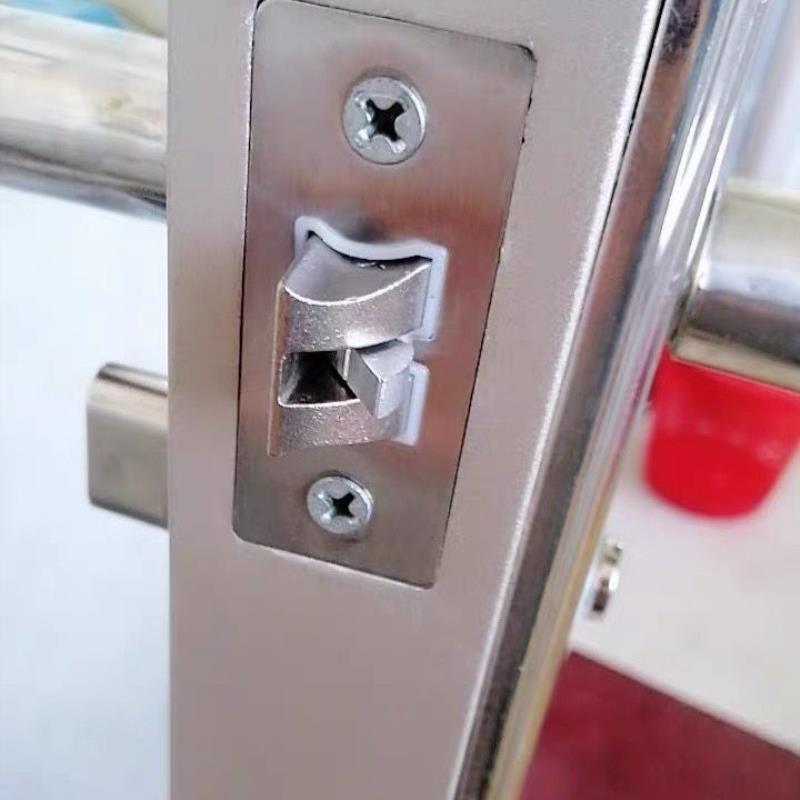卫生间锁舌门锁芯单舌厕所浴室通用型无钥匙配件锁舌头洗手间室.