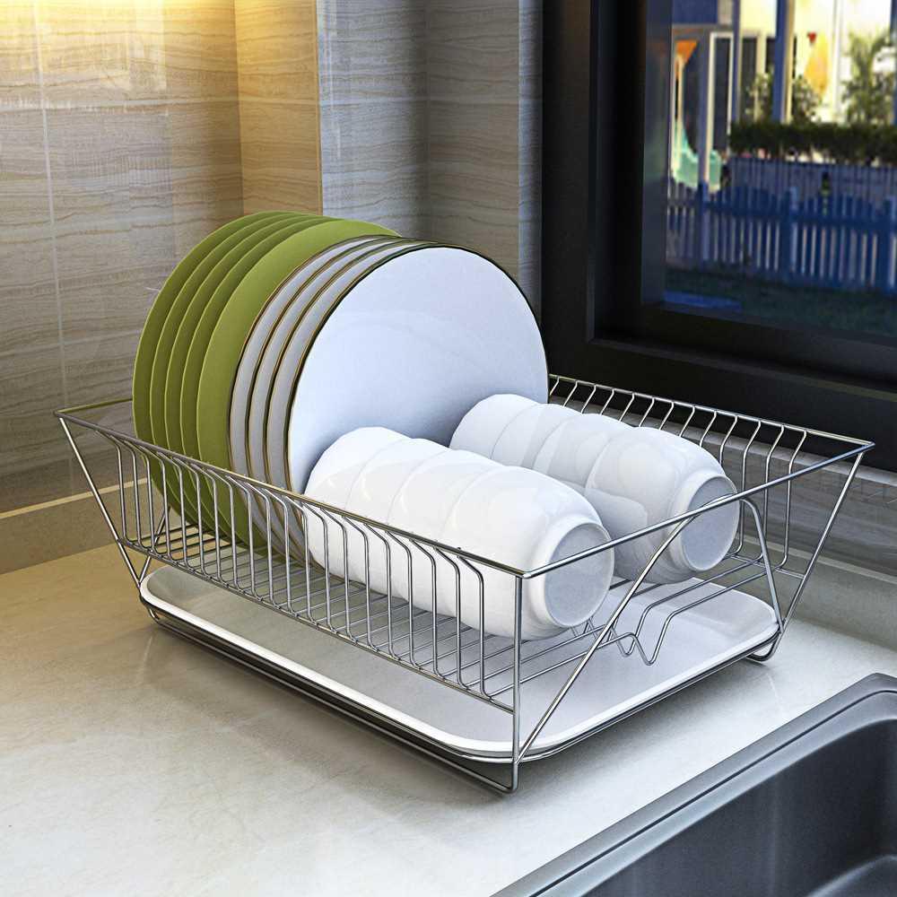 不锈钢厨房碗架沥水架碗筷碗碟架沥碗架用品收纳盒置物架家用