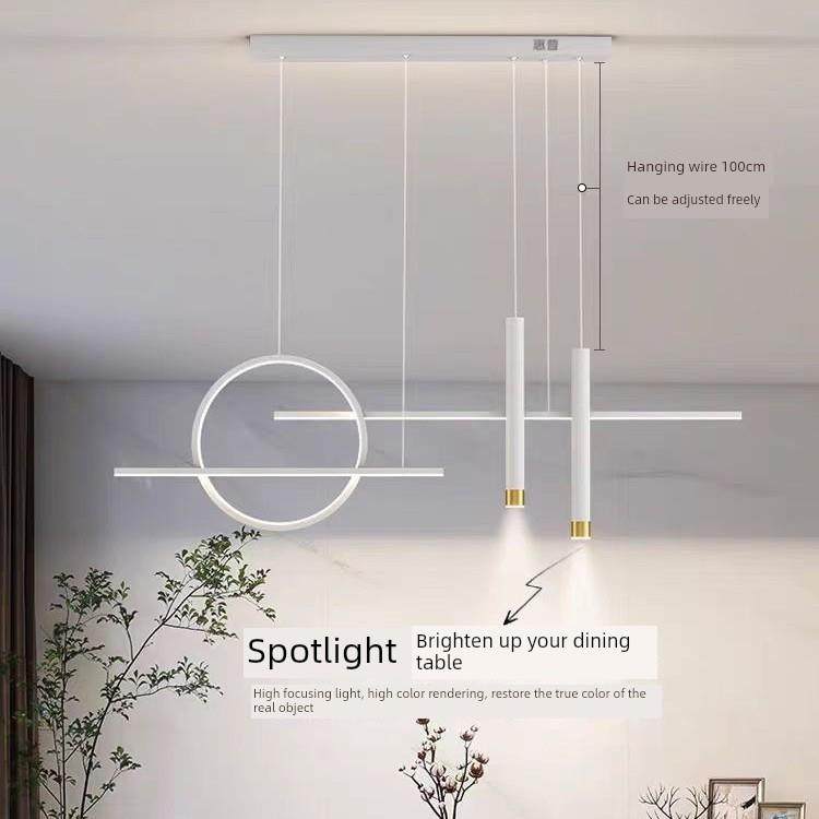 2025暴款跨境现代简约轻奢北欧客厅餐厅吧台店铺网红极简创意吊灯