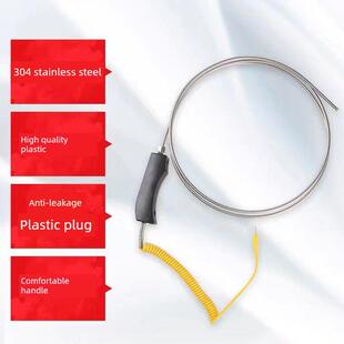 Wrnk-187/104M铝/锌热电偶大手柄手持式热电偶高温炉探头测温棒