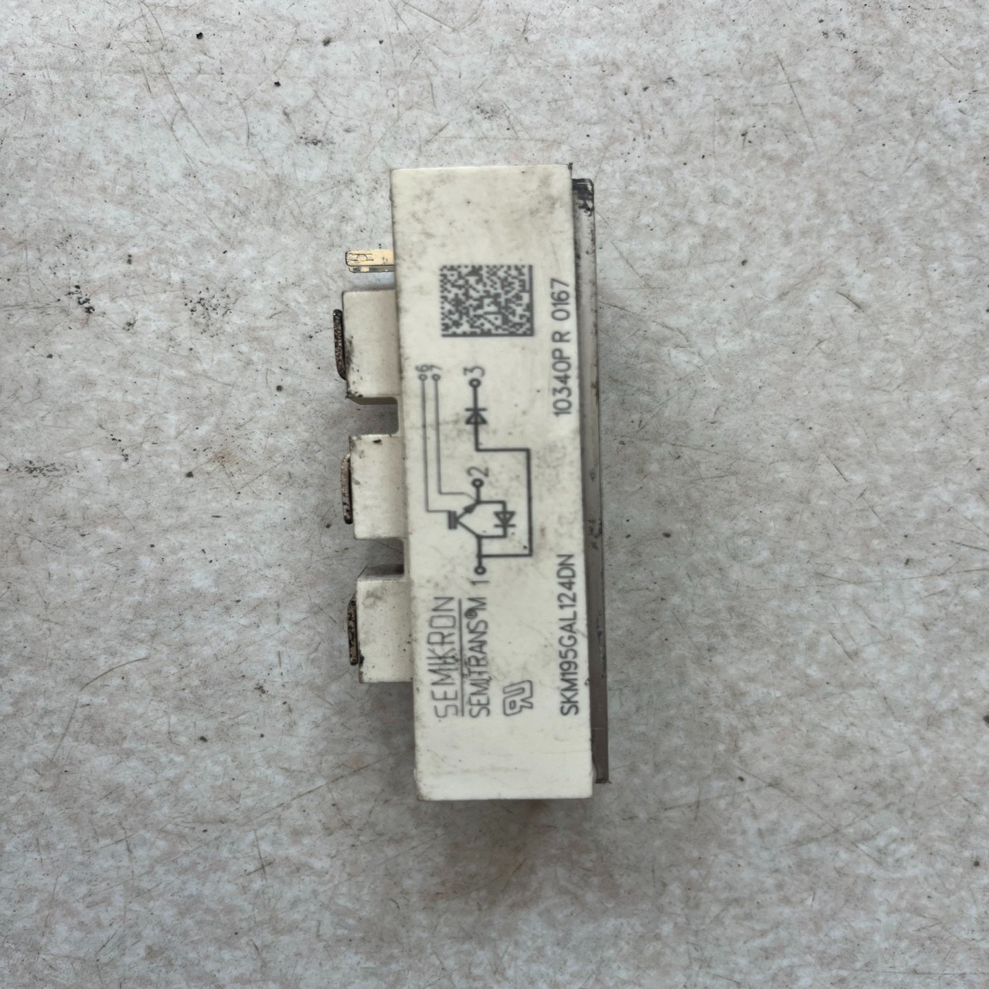 SKM195GAL124DN拆机测试包好